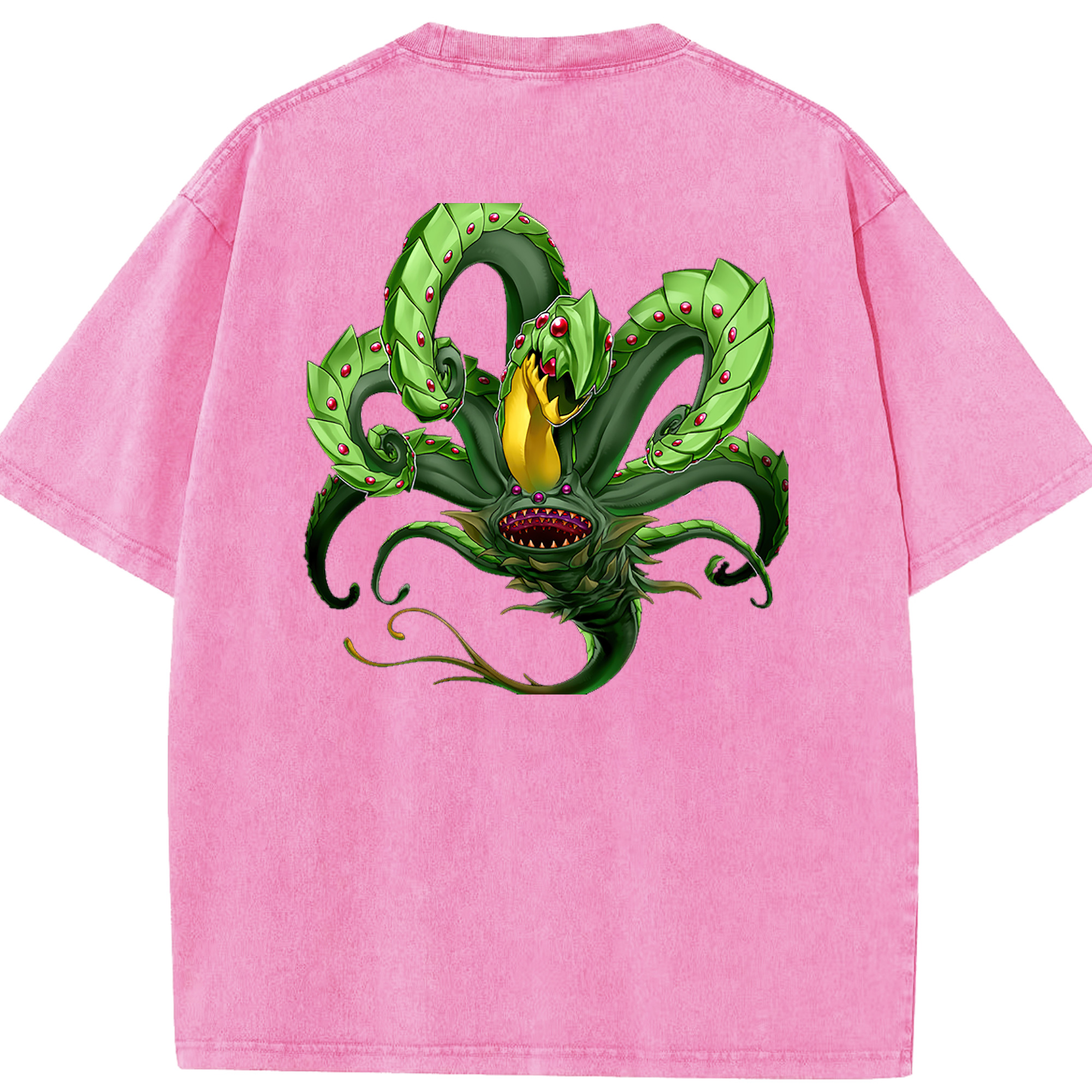 （画像用） 遊☆戯☆王 Yu-Gi-Oh! 綿100% ヴィンテージ風 半袖Tシャツ（背面プリント）